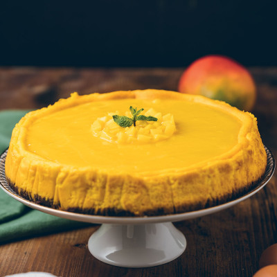 Cheesecake al mango e Zafferano Leprotto