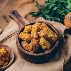 Polpette di pane, cipolle e Zafferano Leprotto