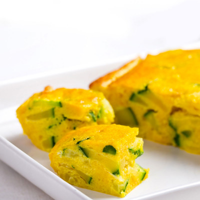 Frittata con zucchine e Zafferano Leprotto