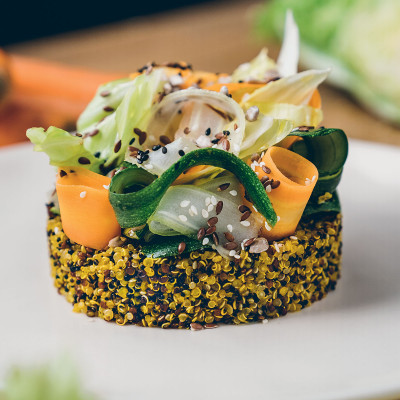 Quinoa con verdure allo Zafferano Leprotto