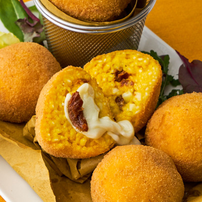 Arancini allo Zafferano Leprotto