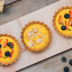 Crostatine con crema speciale allo Zafferano Leprotto