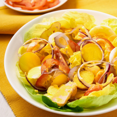 Insalata tonno, patate e Zafferano Leprotto