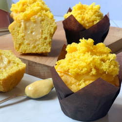 Muffin Mimosa allo Zafferano Leprotto