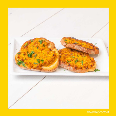 Bruschette gustose in friggitrice ad aria