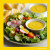Insalata con Salsa allo Yogurt e Zafferano