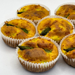 Muffin asparagi e Zafferano Leprotto