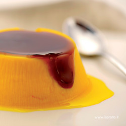 Crème caramel allo zafferano