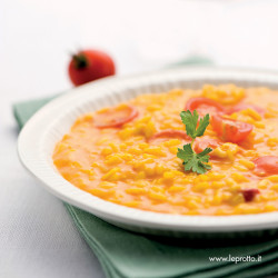 Risotto ai pomodori e zafferano