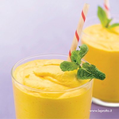Milkshake alla banana e zafferano