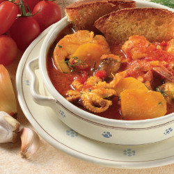 Zuppa di Pesce allo Zafferano