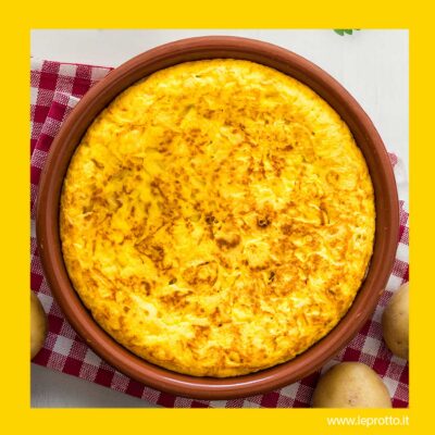 Tortilla spagnola allo zafferano