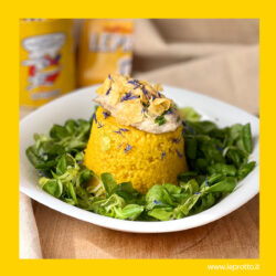 Sformato gluten free merluzzo e zafferano