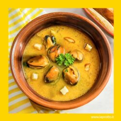 Guazzetto di cozze allo zafferano