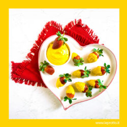 Fragole ricoperte d’amore