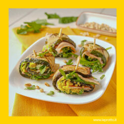 Involtini di melanzana e zafferano