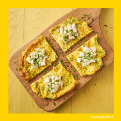 Frittata vegana in giallo Frittata vegana in giallo